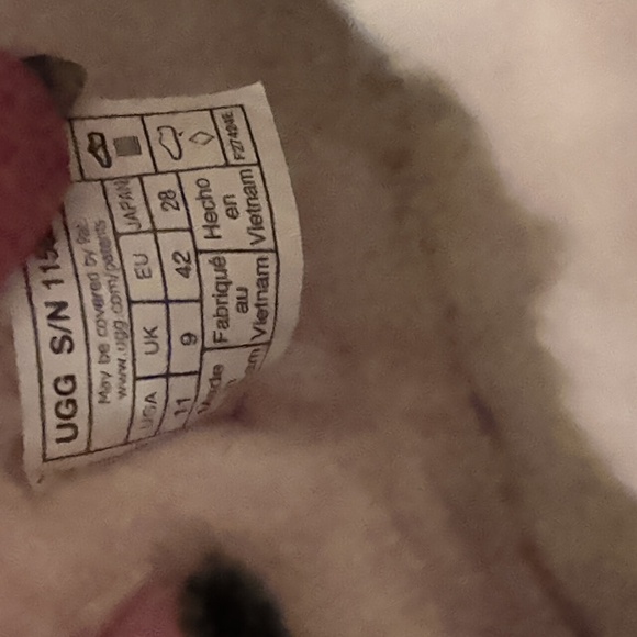 UGG Classic Ultra Mini New Heights Shearling Ankle Boots sz 11 in Chestnut - Picture 16 of 16